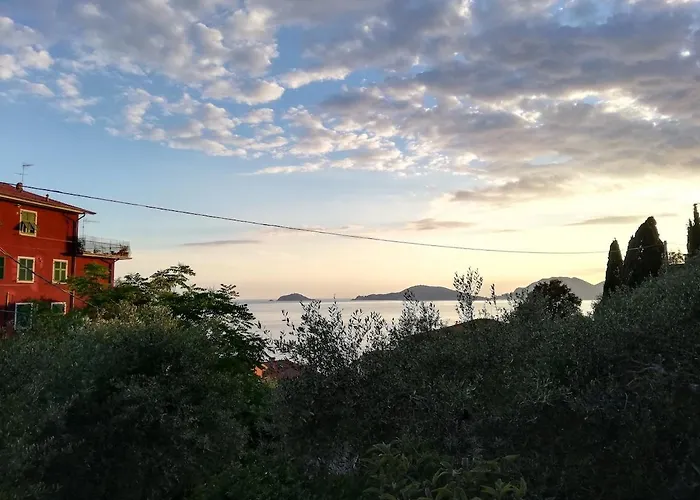Leccino Sea Cliff Private Garden In Gulf Of Poets *